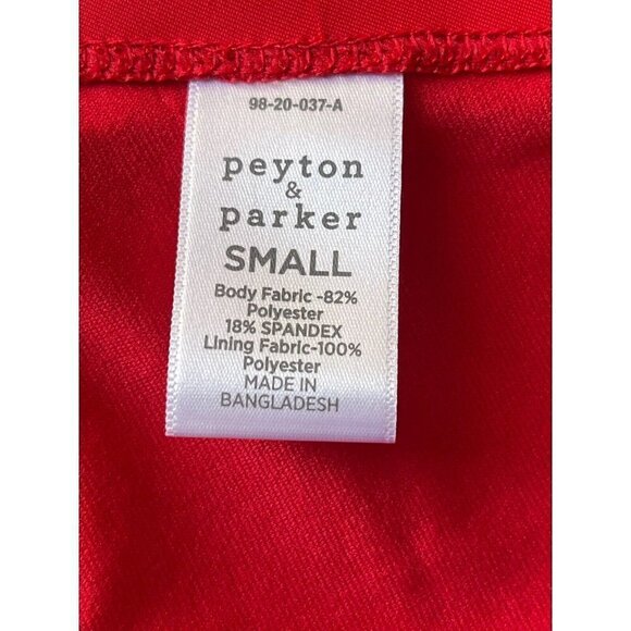 Peyton & Parker Triangle Bikini Swimsuit Top Barbados Cherry Size S - Picture 4 of 10